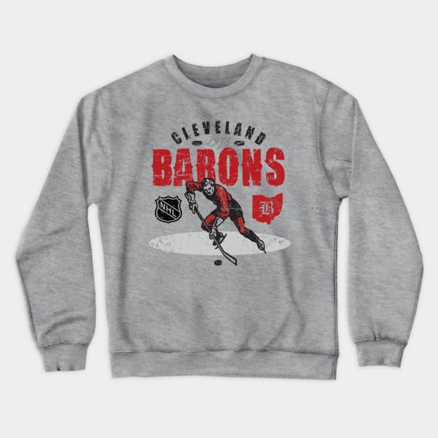 Cleveland Barons Crewneck Sweatshirt by MindsparkCreative